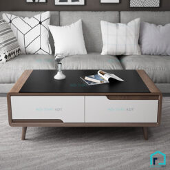 Bàn gỗ sồi tay nắm chéo góc