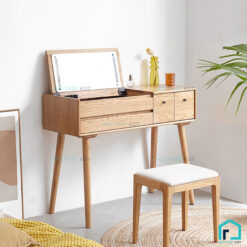 Bàn trang điểm gương kiêm nắp ngăn kéo TD06