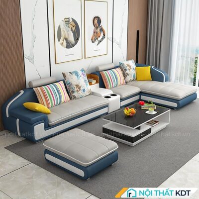 Ghe sofa da ket hop ni goc L S28 29