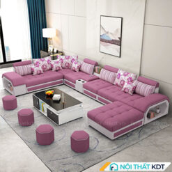 Sofa goc chu U boc da va ni S29U 17