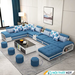 Sofa goc chu U boc da va ni S29U 24