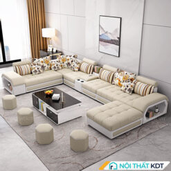 Sofa goc chu U boc da va ni S29U 26