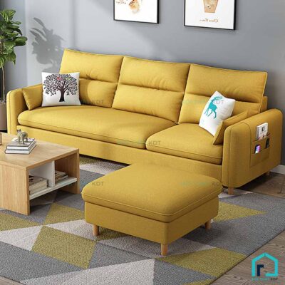 Sofa nỉ tay mỏng S33