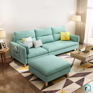 Sofa nỉ tiết kiệm diện tích
