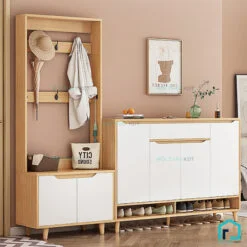 Tủ giày tay kéo cách điệu