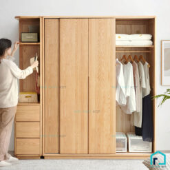 Tủ quần áo gỗ sồi