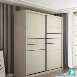 Tủ quần áo họa tiết kẻ ngang