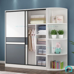 Tủ quần áo cửa 2 màu