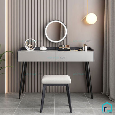 Bàn trang điểm chân cao tối giản TD04