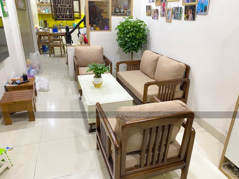 (Ảnh thực tế tại nhà khách của Nội thất KDT)