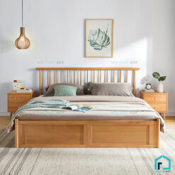 Giường gỗ hiện đại