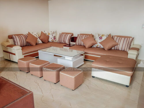 Ghế sofa nỉ góc chữ U cho nhà rộng S39U photo review