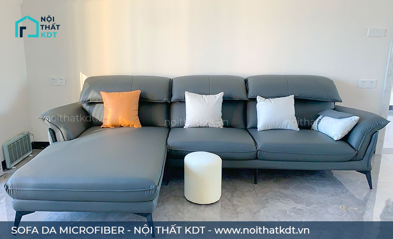 Sofa da microfiber cho chung cư