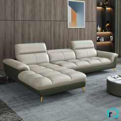 Sofa da đệm chia ô