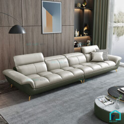 Sofa da đệm chia ô