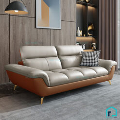 Sofa da đệm chia ô