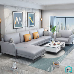 Sofa da đơn giản