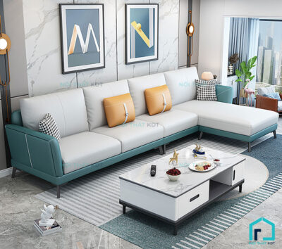 Sofa da đơn giản