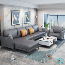 Sofa da đơn giản