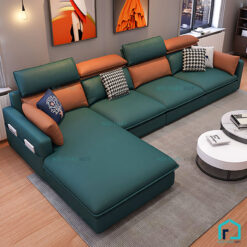 Sofa da tay vuông mỏng