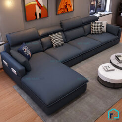 Sofa da tay vuông mỏng