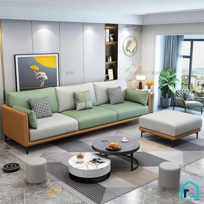 Sofa da tiết kiệm diện tích