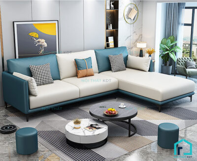 Sofa da tiết kiệm diện tích