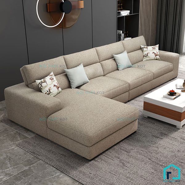 Sofa góc L đơn giản
