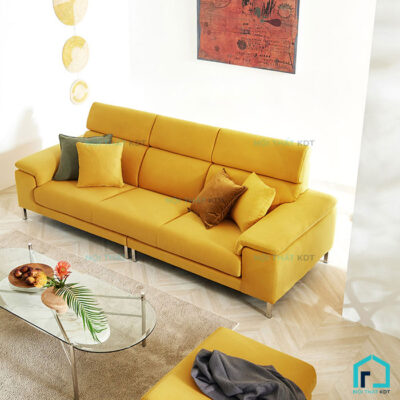 Sofa nỉ chân inox