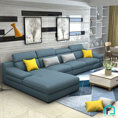 Sofa nỉ chân thấp