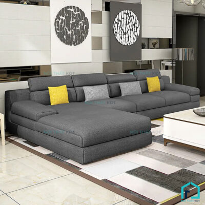 Sofa nỉ chân thấp