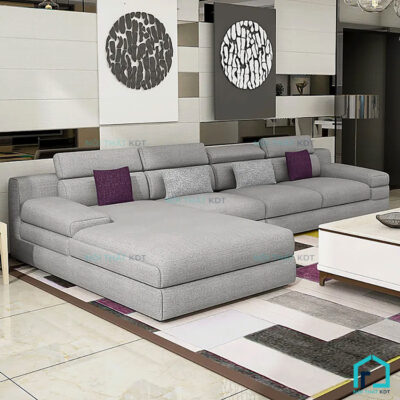 Sofa nỉ chân thấp