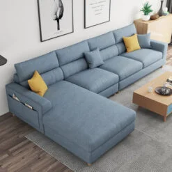 Sofa nỉ có túi để đồ