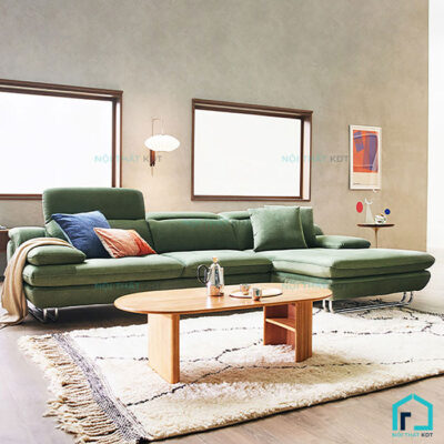 Sofa nỉ kiểu Hàn Quốc