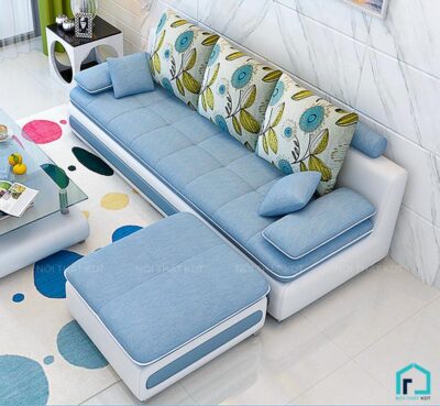 Sofa văng bọc nỉ nhỏ gọn tiết kiệm diện tích S25 (1)