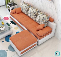 Sofa văng bọc nỉ nhỏ gọn tiết kiệm diện tích S25 (3)