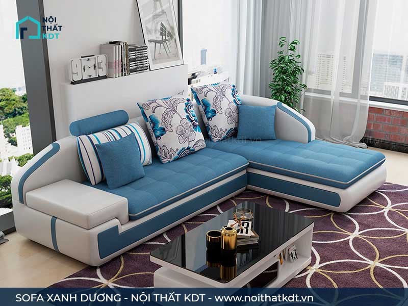 Sofa xanh dương nhạt
