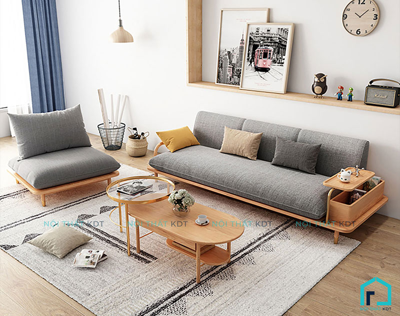 Sofa gỗ cho chung cư S180