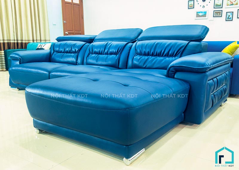 Ghế sofa góc da đệm phao êm ái S220 (1)