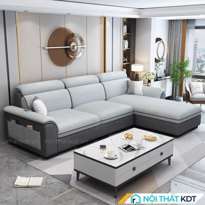 Ghe sofa vai ni goc L nho gon S110A 10