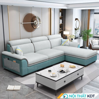 Ghe sofa vai ni goc L nho gon S110A 13