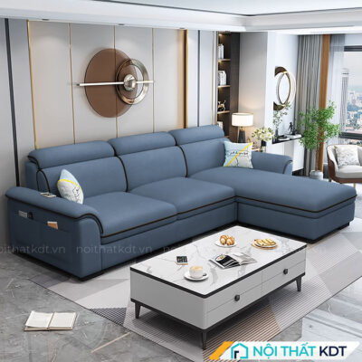 Ghe sofa vai ni goc L nho gon S110A 14