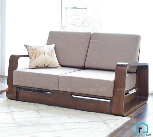 Ghế sofa văng gỗ sồi kiểu Nhật S174 (10)