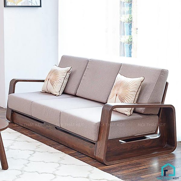 Ghế sofa văng gỗ sồi kiểu Nhật S174 (13)