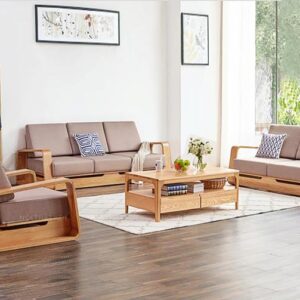 Ghế sofa văng gỗ sồi kiểu Nhật S174 (14)