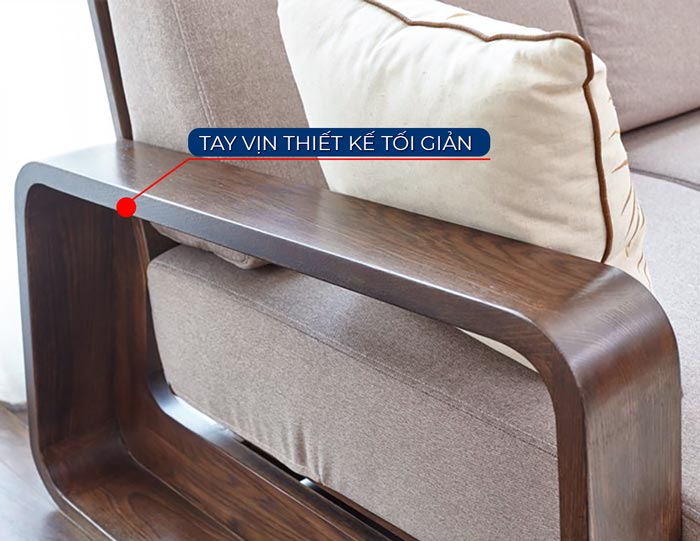 Ghế sofa văng gỗ sồi kiểu Nhật S174 (24)