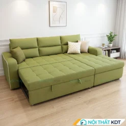 Sofa giường cho 2 người nằm ngủ SG11 màu xanh cốm