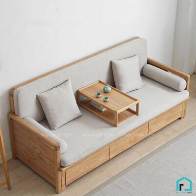 Sofa giường gỗ tay vịn mỏng tinh tế S34 (4)