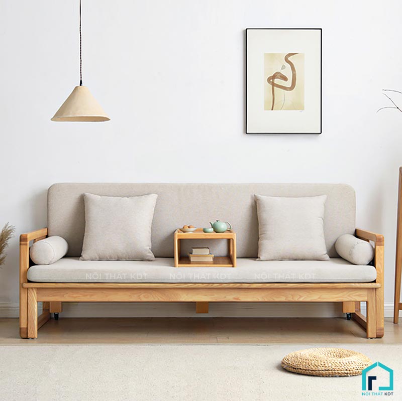 Sofa giường gỗ tay vịn mỏng tinh tế S34 (5)
