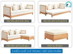 Sofa giường gỗ tay vịn siêu mỏng S46 (1)